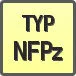 Piktogram - Typ: NFPz